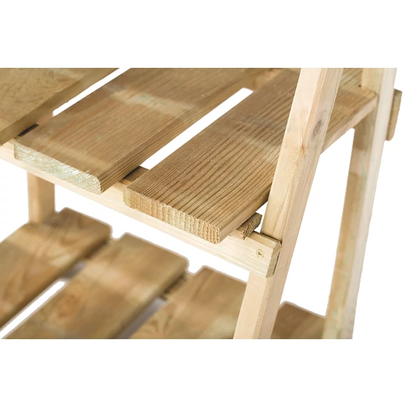 NATUR SHELF - 3 szintes fa virágállvány - Image 2