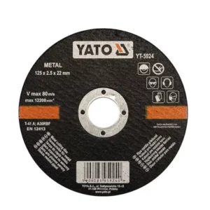 Yato Vágókorong fémre 125 x 2,5 x 22 mm
