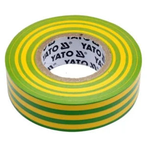 Yato Szigetelőszalag 19 x 0,13 mm x 20 m Zöld-sárga