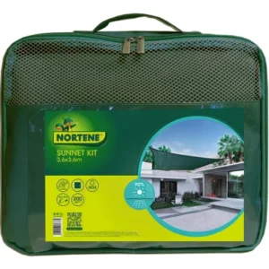 Sunnet Kit poliészter napvitorla 3,6x3,6m zöld