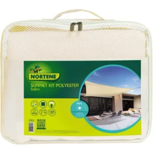 Sunnet Kit poliészter napvitorla 5x5m bézs