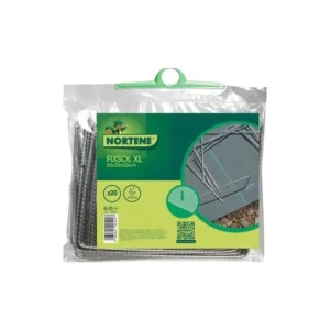 Nortene Fixsol XL nagyméretű leszúrható fém rögzítő 20x25 cm (20db/csom)