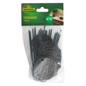 Nortene Terrafix Leszürható tüskeszett, fekete 15cm X 3mm (10db\csom)