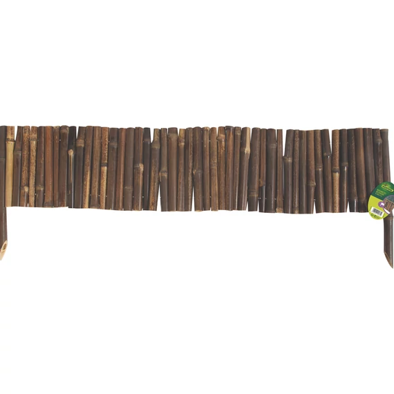 BAMBOO BORDER - Természetes bambusz kerti szegély 0,35 x 1 m barna