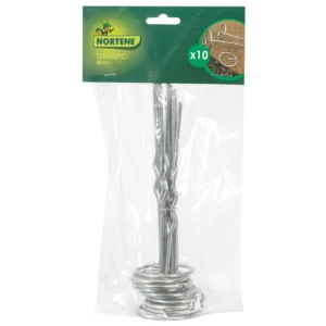 TERRAPIC - G alakú, leszúrható fém rögzítő 20cm (10 db/csomag)