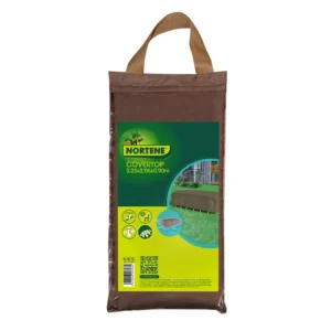 COVERTOP Kerti Bútortakaró Huzat (325 x 205 x 90 cm) négyszögeletes asztal + 8 szék drapp