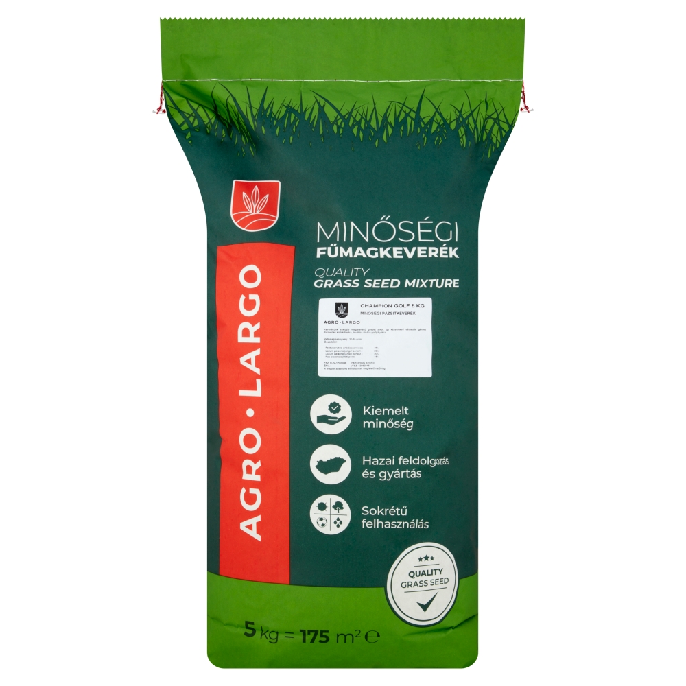 Exkluzív megjelenésű fűmagkeverék 5 kg (Champion Golf)