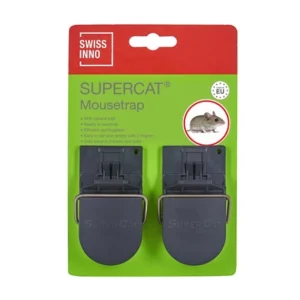 Swissinno SuperCat műanyag egérfogó csalétekkel, 2 db/cs