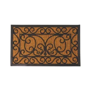 Kókuszrost és gumi lábtörlő, classic mintával 75x45cm