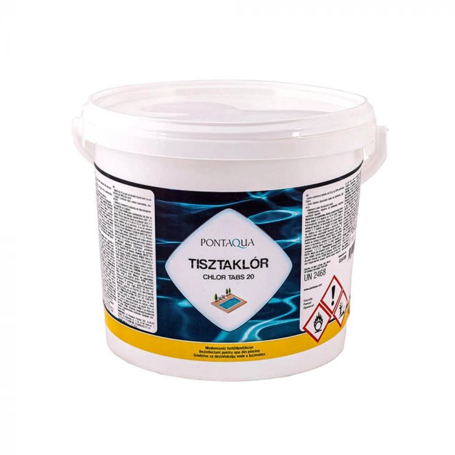 Tisztaklór 3kg (20 grammos tabletta)