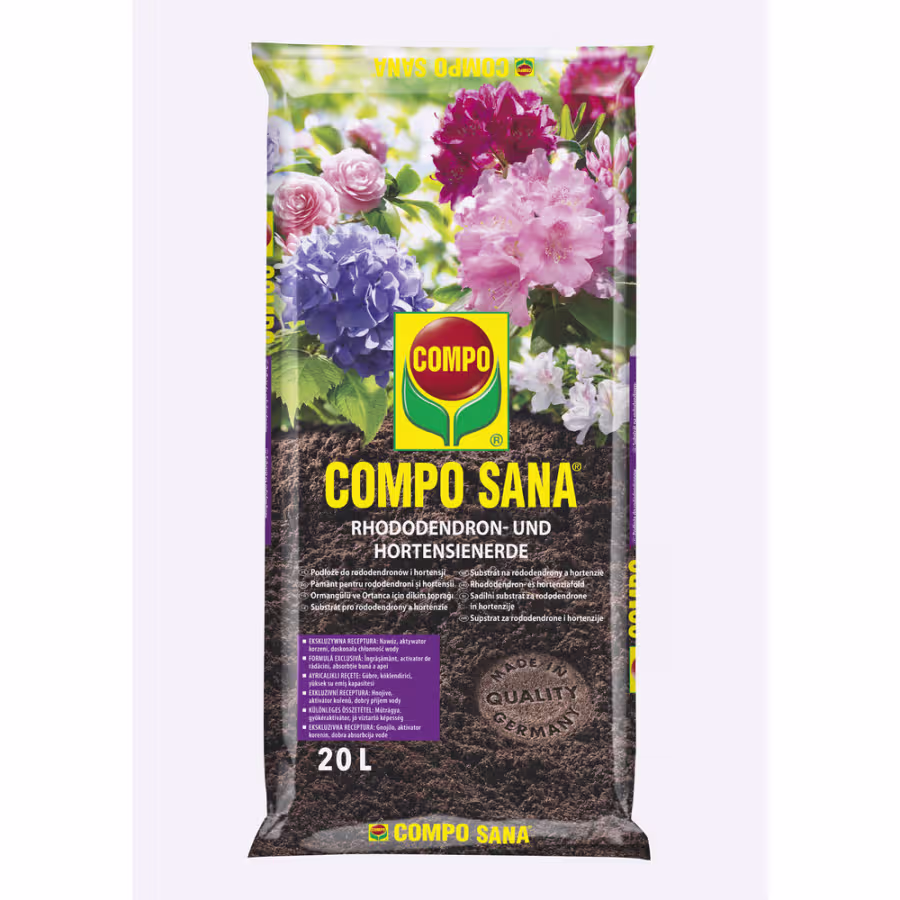 COMPO SANA® Hortenzia és rododendronföld 20L