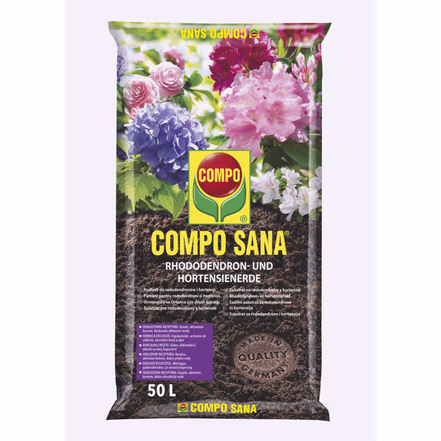COMPO SANA® Hortenzia és rododendronföld 50L