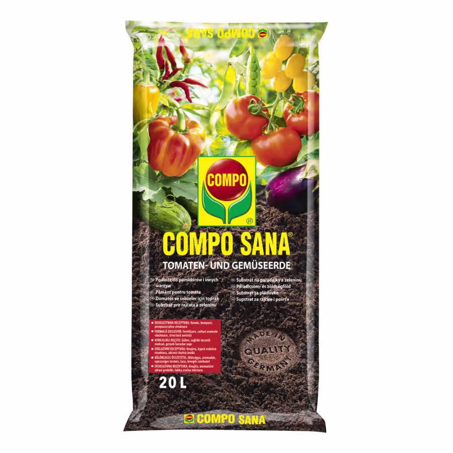 COMPO SANA® Földkeverék paradicsomokhoz és zöldségekhez 20L